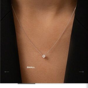 Ring Concierge Round Illusion Diamond Pendant Necklace